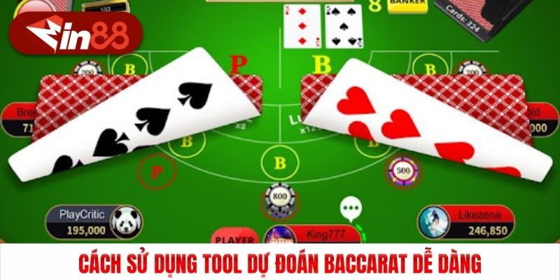 Cách sử dụng tool dự đoán Baccarat dễ dàng